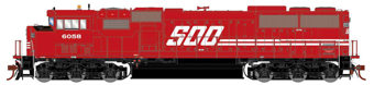 SD60M EMD 6058 of the SOO - digital sound fitted