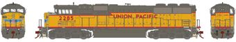 SD60M EMD 2285 of the Union Pacific - digital sound fitted