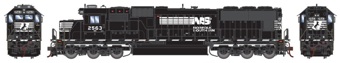 SD70 EMD 2563 of the Norfolk Southern 