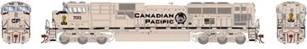 SD70ACu EMD 7021 of the Canadian Pacific - digital sound fitted
