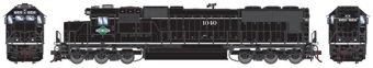 SD70 EMD 1040 of the llinois Central - digital sound fitted