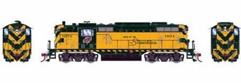 GP7 EMD 1657 of the Chicago and Northwestern (Passenger) - digital sound fitted