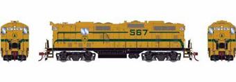 GP7 EMD 567 of the Maine Central - digital sound fitted