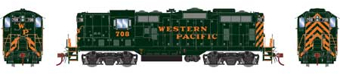GP7 EMD 708 of the Western Pacific 