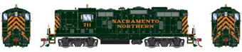 GP7 EMD 711 of the Sacramento Northern 
