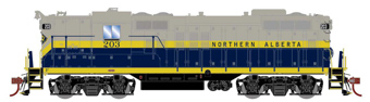 GP9 EMD 203 of the North Alberta