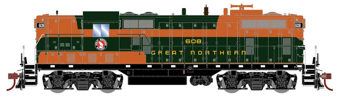 GP7 EMD 608 of the Great Northern - digital sound fitted