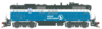 GP9 EMD 683 of the Great Northern - digital sound fitted
