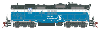 GP9 EMD 690 of the Great Northern - digital sound fitted