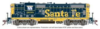 GP7 EMD 2698 of the Santa Fe