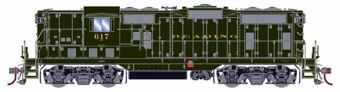 GP7 EMD 617 of the Reading - digital sound fitted