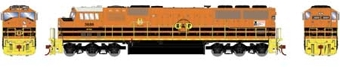 SD60M EMD 3889 of the Buffalo & Pittsburgh - digital sound fitted