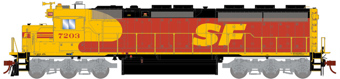SD45-2 EMD 7203 of the Santa Fe 