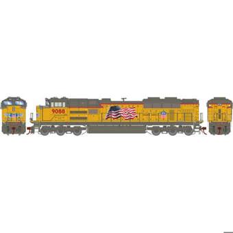EMD SD70ACe of the Union Pacific 9088 - digital sound fitted
