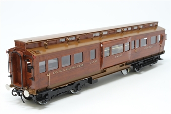 Dynamometer Car 902502 in unlined LNER Teak - 1946 condition as preserved