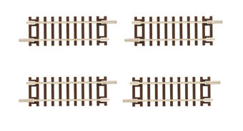 TT:120 Gauge Sectional Straight Track 60.5mm x4