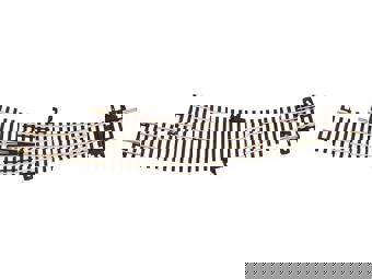 TT:120 Gauge Right Hand Curved Turnout R1 321mm