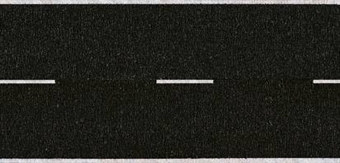 Tarmac road - black - self adhesive - 1000mm x 48mm - Cancelled from production