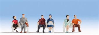 Sitting people - pack of 6 figures - Cancelled from production