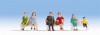 Sitting people - pack of 6 figures - Cancelled from production
