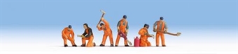 Railway track workers - pack of 6 figures - Cancelled from production