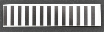 Zebra crossing road markings - self adhesive
