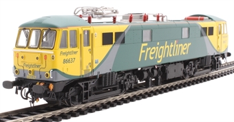 Class 86/6 86637 in Freightliner Powerhaul livery