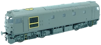 Class 26 26025 in Railfreight grey with red stripe with Eastfield Terrier emblem - faded condition