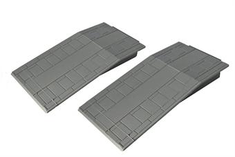 Station platform ramps - pack of two - plastic kit - replaced by GM499