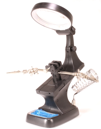 Super Hands Modelling Aid with magnifier and adjustable work holder