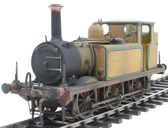 Class A1X 'Terrier' 32635 "Brighton Works" in LBSCR improved engine green - weathered & DCC sound fitted
