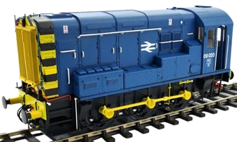 Class 09 shunter 09020 in BR blue