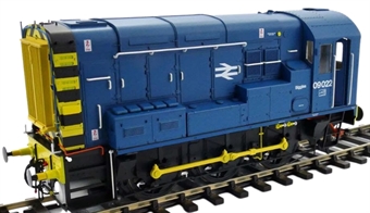 Class 09 shunter 09016 in BR blue - weathered