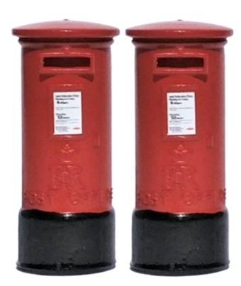 Pillar post box - pack of two