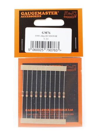 Resistor 1K Ohm for LEDs - pack of 10