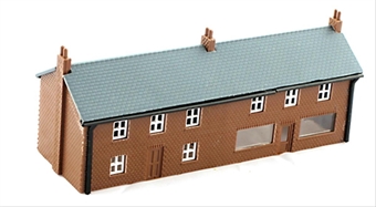 House or shop unit with glazing - plastic kit
