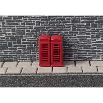 Telephone box - pack of two