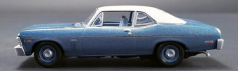-GMP 14308 1971 Chevrolet Nova, Blue with White Vinyl Roof "Beverly Hills Cop"