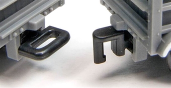 Pack of 12 Narrow Gauge close couplings - for NEM355 pockets