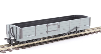 Lynton and Barnstaple 8 ton bogie open wagon in plain grey