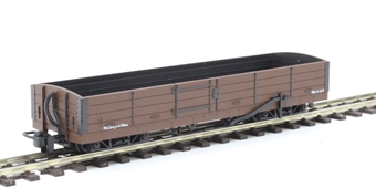 Lynton and Barnstaple 8 ton bogie open wagon in plain brown