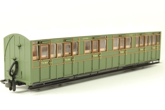 L&B Bogie composite 6364 in Southern Railway green