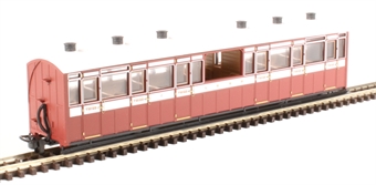 Lynton and Barnstaple third class observation coach 7 in L&B livery