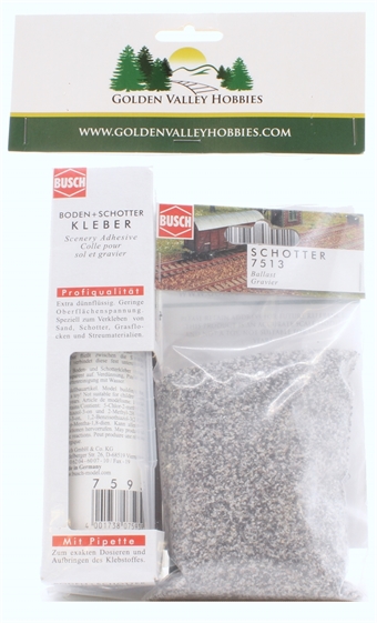 Fine grey granite ballasting starter kit