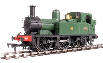 Class 58xx 0-4-2T 5808 in GWR Unlined green with Shirtbutton logo