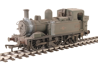 Class 14xx 0-4-2T 1432 in BR Lined green with late crest - Heavily weathered