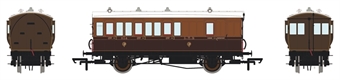 4 wheel brake 3rd in L&Y Brown and Umber - with working lighting