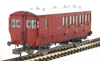 4 wheel brake 3rd 3069 in SECR livery - with working lighting
