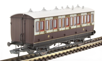 4 wheel 3rd 731 in LNWR livery - with working lighting