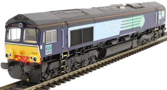 Class 66 66404 in DRS compass livery - Sound Fitted